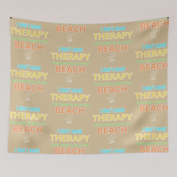Item preview, I Don't Need Therapy... I Just Need to Go to the Beach designed and sold by stainedglass101.