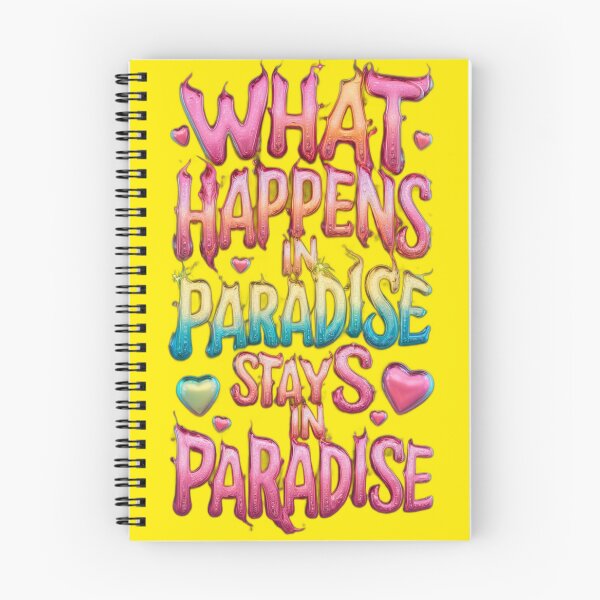 Item preview, What Happens In Paradise Stays In Paradise - Yellow designed and sold by JLEmporium.