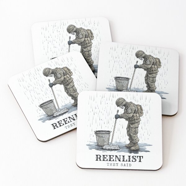 Item preview, Reenlist they said designed and sold by HomelandUSA.