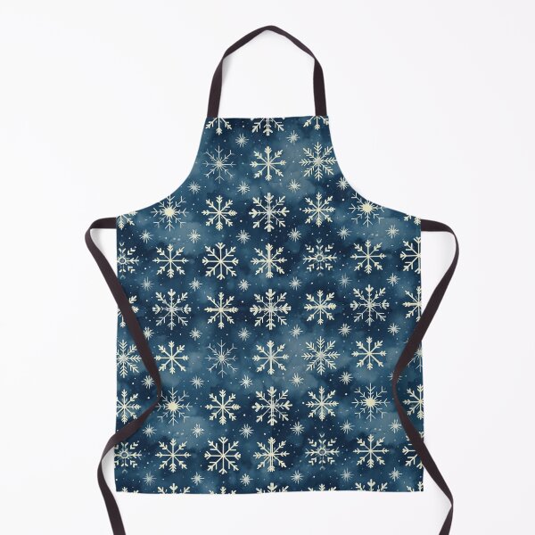 Item preview, Blue and Cream Snowflakes designed and sold by BirdsnStuff.