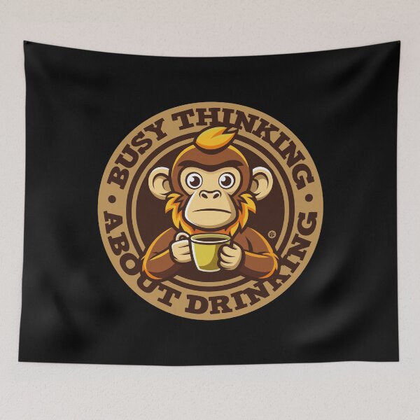 Item preview, Busy thinking about drinking designed and sold by Yuzik.