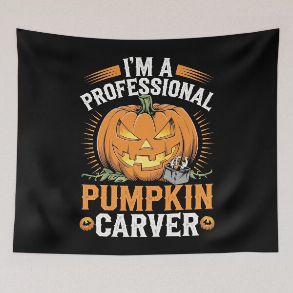 Item preview, Funny Professional Pumpkin Carver Design designed and sold by Quirky Shirts.