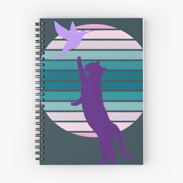 Aperçu de l'œuvre Chat et oiseau au coucher du soleil créée et vendue par ChristCentered.