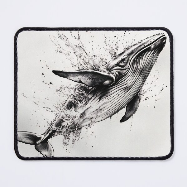 Item preview, Whale pencil drawing designed and sold by Pencil-Art.