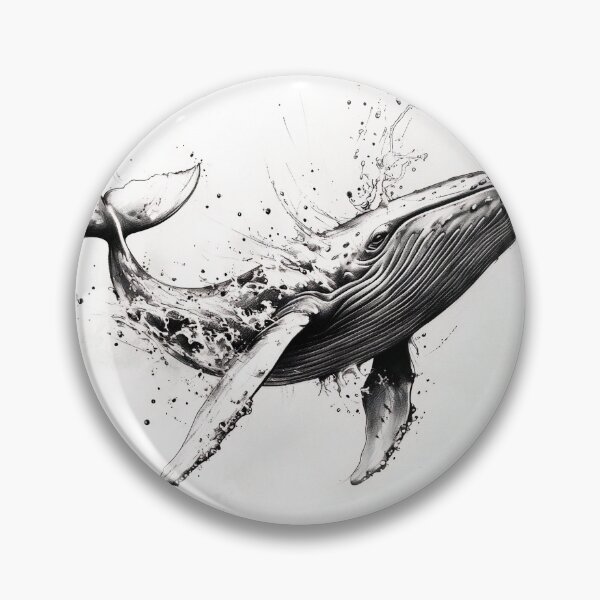 Item preview, Whale pencil drawing designed and sold by Pencil-Art.