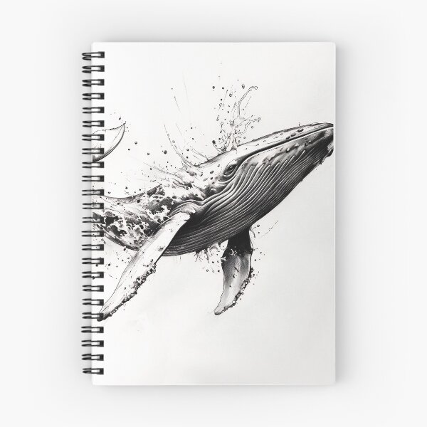 Item preview, Whale pencil drawing designed and sold by Pencil-Art.