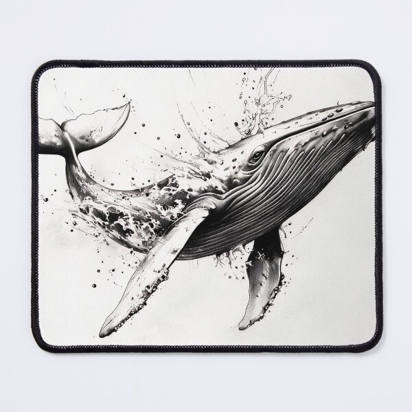 Item preview, Whale pencil drawing designed and sold by Pencil-Art.