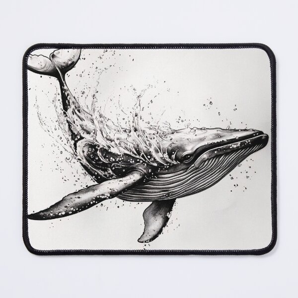 Item preview, Whale pencil drawing designed and sold by Pencil-Art.