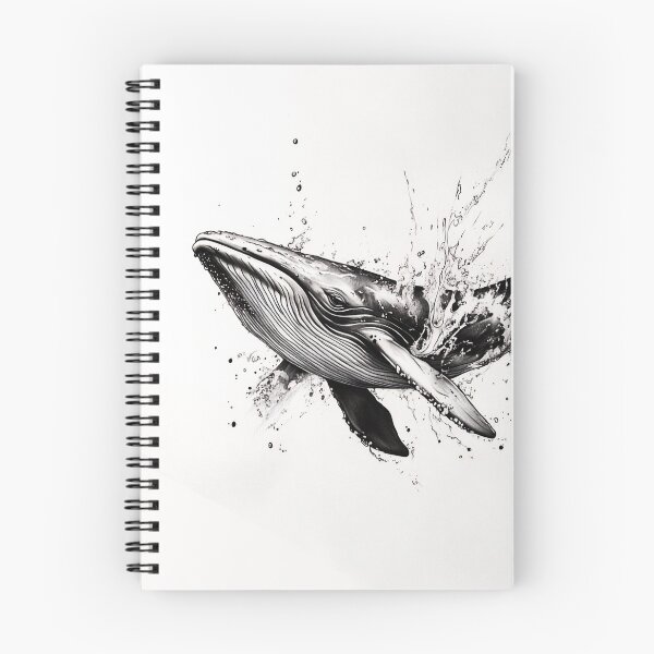 Item preview, Whale pencil drawing designed and sold by Pencil-Art.