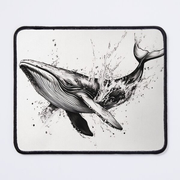 Item preview, Whale pencil drawing designed and sold by Pencil-Art.
