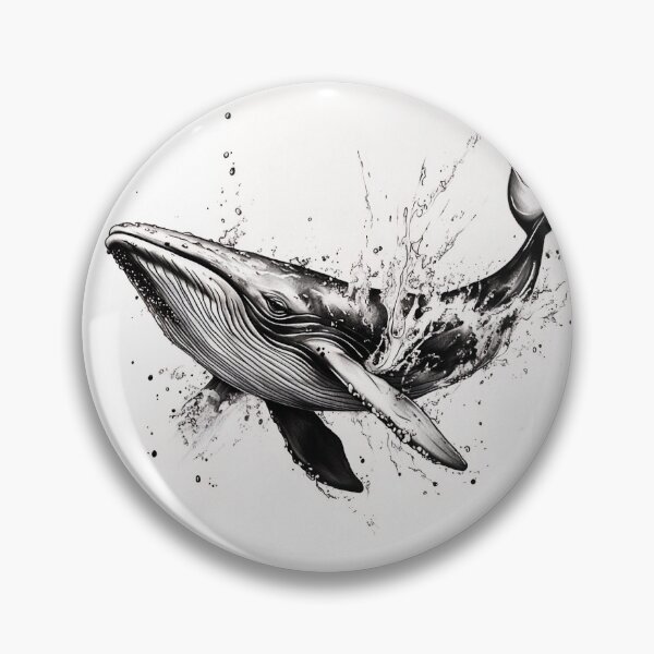 Item preview, Whale pencil drawing designed and sold by Pencil-Art.
