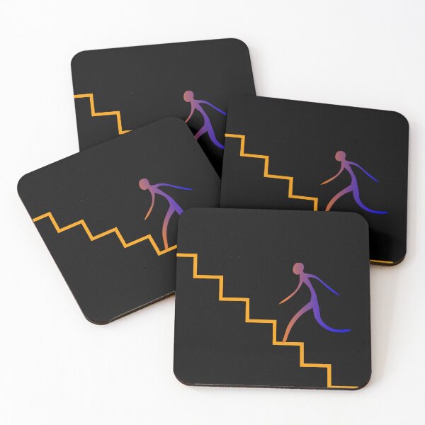 Item preview, Climb to the top. The person is climbing up the stairs designed and sold by ZorianArt.