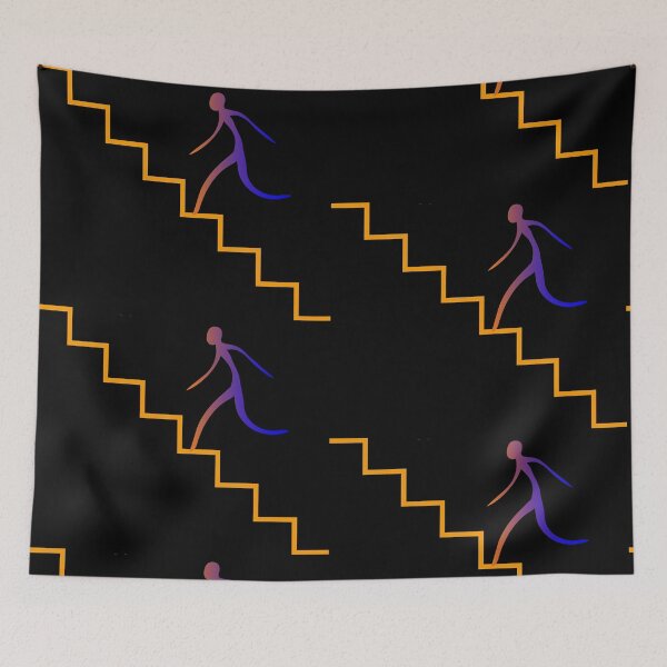 Item preview, Climb to the top. The person is climbing up the stairs designed and sold by ZorianArt.