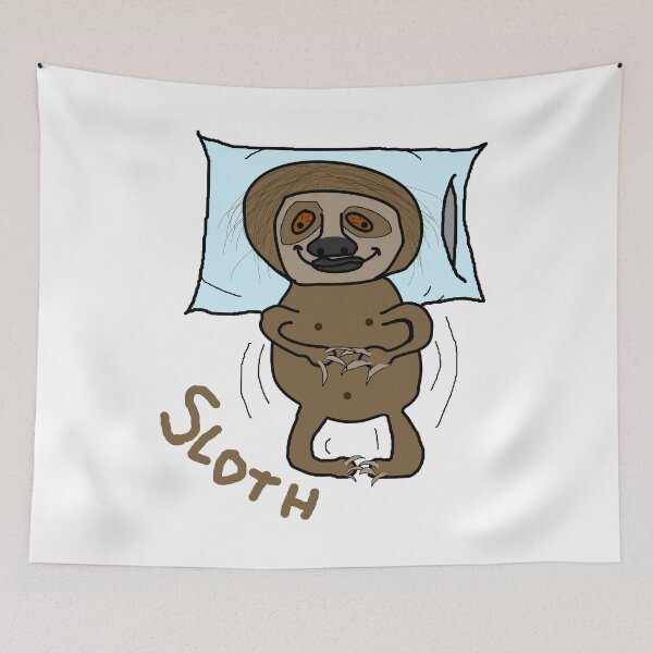 Item preview, ''Sleeping'' Sloth designed and sold by LolBuy.