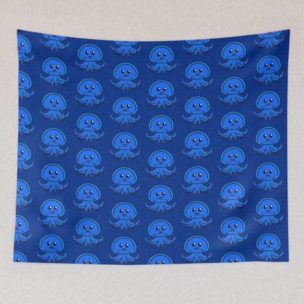 Item preview, Cute Blue Cannonball Jellyfish designed and sold by Phloxy-Fables.