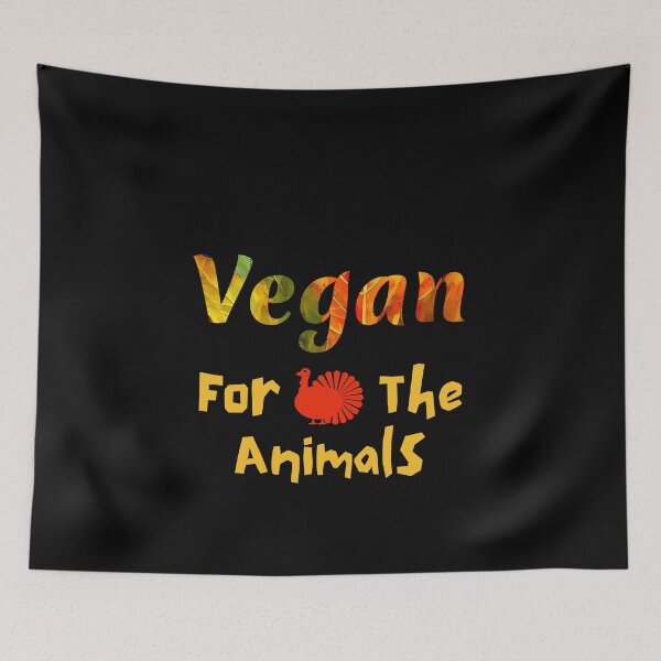 Item preview, Fall colors t-shirt, vegan Thanksgiving tee, turkey, vegan for the animals, Thanksliving t-shirt, designed and sold by karinasalwaszka.