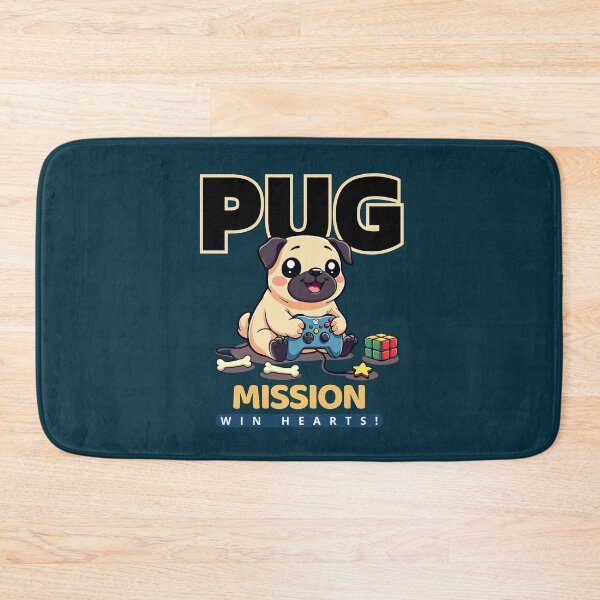 Item preview, Pug mission win hearts! designed and sold by antcpjr682.