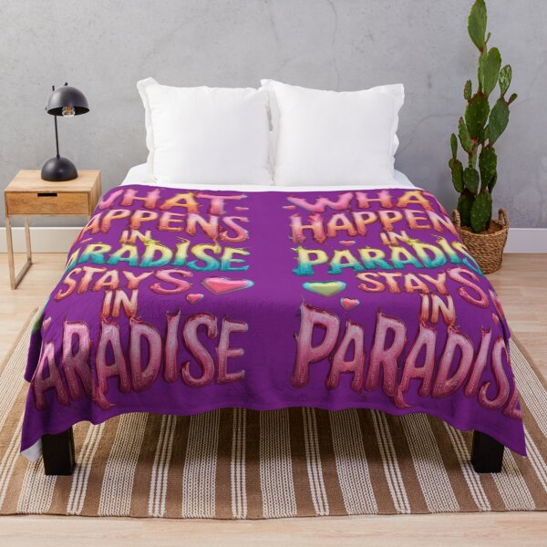 Item preview, What Happens In Paradise Stays In Paradise - Purple designed and sold by JLEmporium.