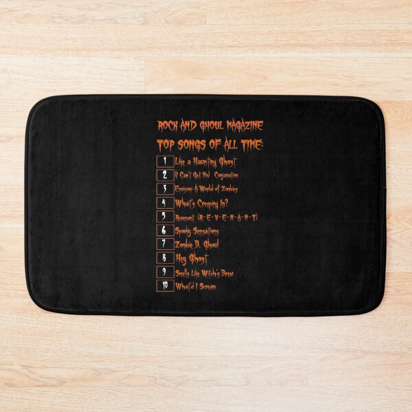 Item preview, Rock And Ghoul Magazine Top Songs of All Time - Halloween Design designed and sold by signshirtz.