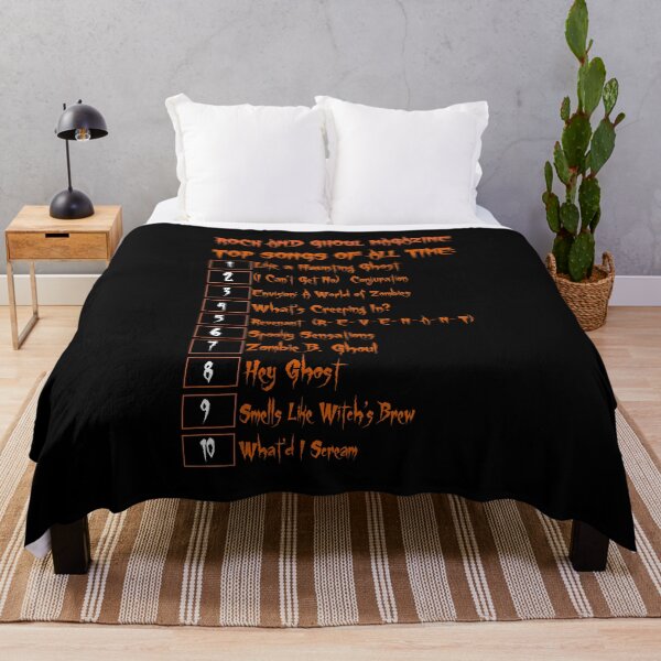 Item preview, Rock And Ghoul Magazine Top Songs of All Time - Halloween Design designed and sold by signshirtz.