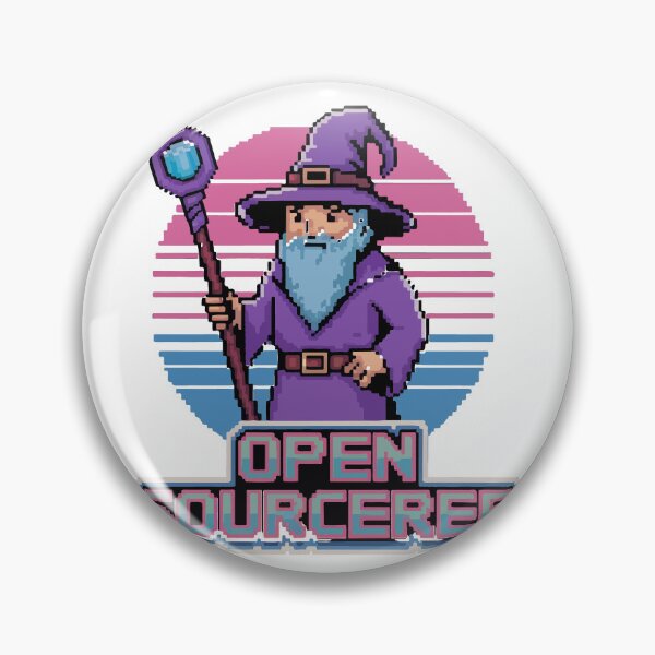 Item preview, 8-bit Open Source Sorcerer - Programming Gear designed and sold by NiftyWrx.