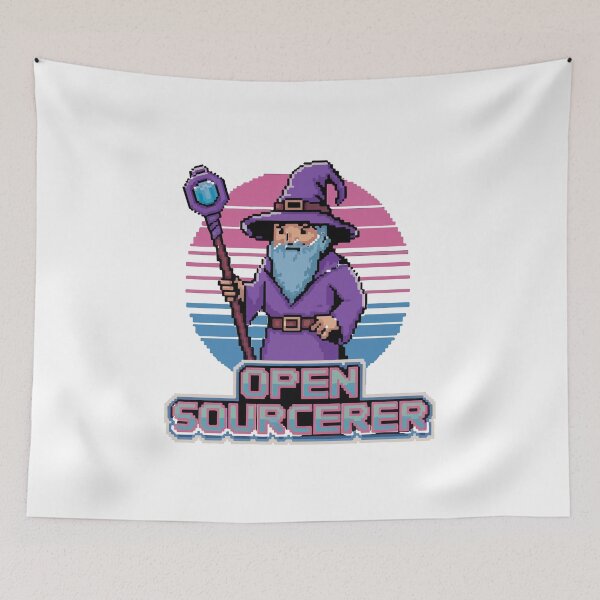 Item preview, 8-bit Open Source Sorcerer - Programming Gear designed and sold by NiftyWrx.