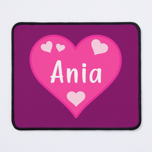 Item preview, Ania Name Pink Heart designed and sold by Jeallan Designs.