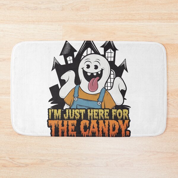 Item preview, Funny Ghost Just Here for the Candy Halloween designed and sold by Quirky Shirts.