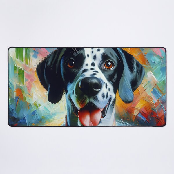 Item preview, Auvergne Pointer Dog Acrylic Art Print Pet Portrait Gifts for Dog Lovers designed and sold by Puppy Puzzles Plus.