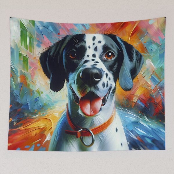 Item preview, Auvergne Pointer Dog Acrylic Art Print Pet Portrait Gifts for Dog Lovers designed and sold by Puppy Puzzles Plus.