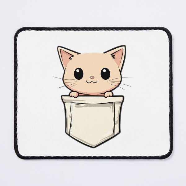 Item preview, Cute Cat In Pocket designed and sold by Proteinmalac.