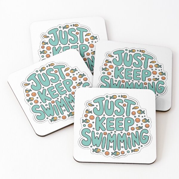 Item preview, Just Keep Swimming designed and sold by LouzaArte.