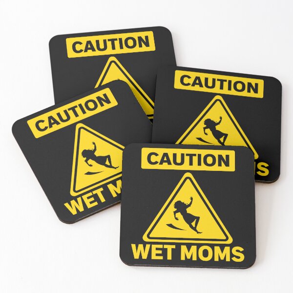 Item preview, Caution Wet Moms - Funny Science designed and sold by ScienceCorner.