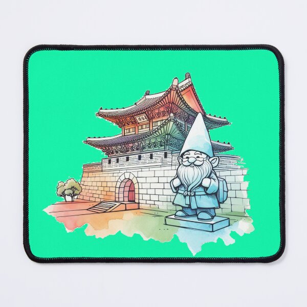 Item preview, Suwon Hwaseong Fortress 3D Sketch - Historic Korean Landmark designed and sold by PaintMeWorld.