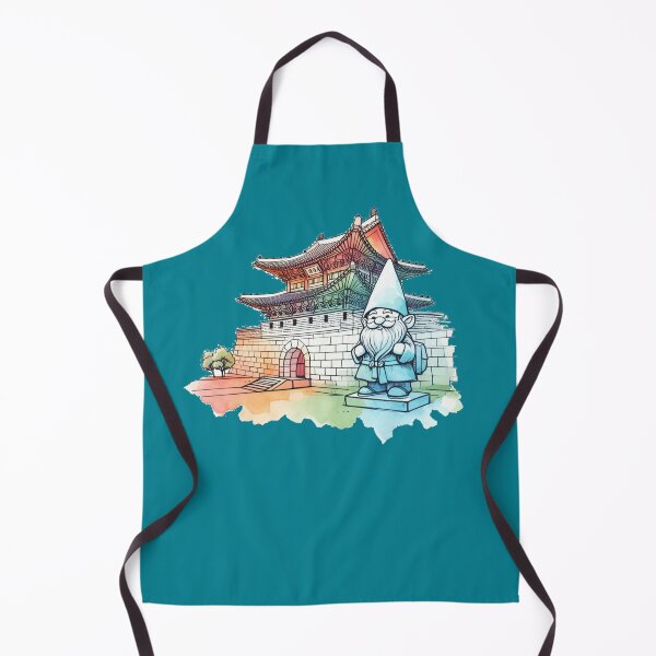 Item preview, Suwon Hwaseong Fortress 3D Sketch - Historic Korean Landmark designed and sold by PaintMeWorld.