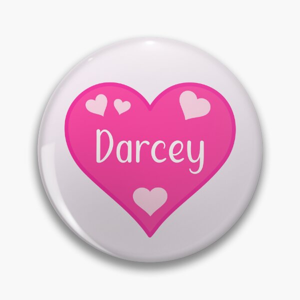 Item preview, Darcey Name Pink Heart  designed and sold by Jeallan Designs.
