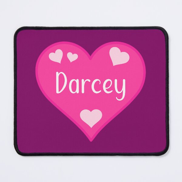 Item preview, Darcey Name Pink Heart  designed and sold by Jeallan Designs.