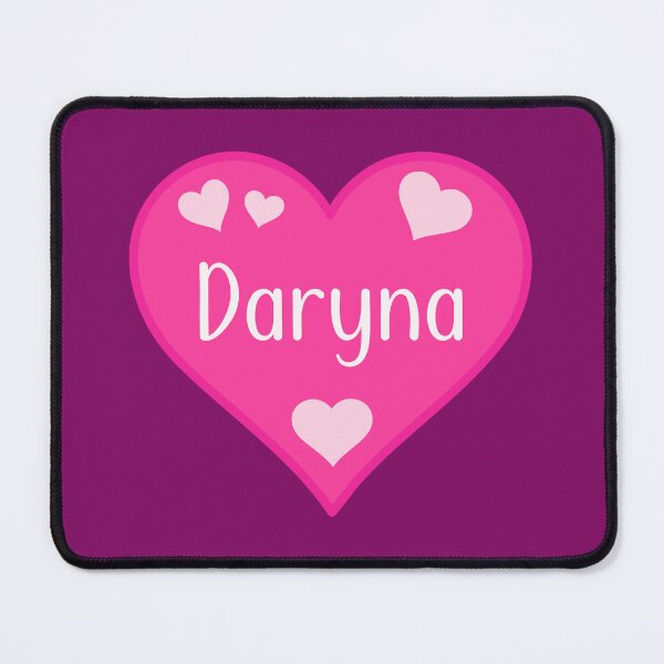Item preview, Daryna Name Pink Heart designed and sold by Jeallan Designs.