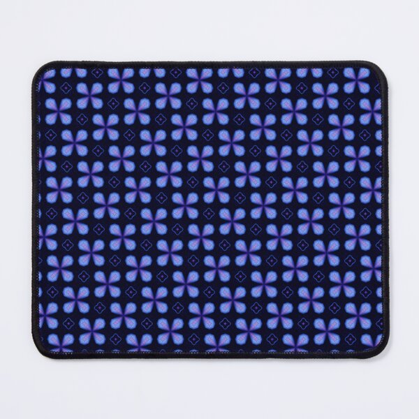 Item preview, Navy Blue and Lavender Floral Pattern designed and sold by BirdsnStuff.