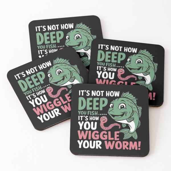 Item preview, Fishing Success: Wiggle Your Worm Right designed and sold by love3617.