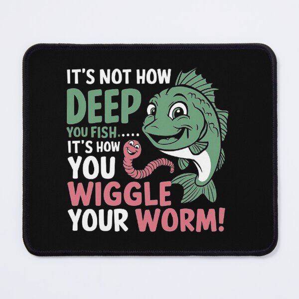 Item preview, Fishing Success: Wiggle Your Worm Right designed and sold by love3617.