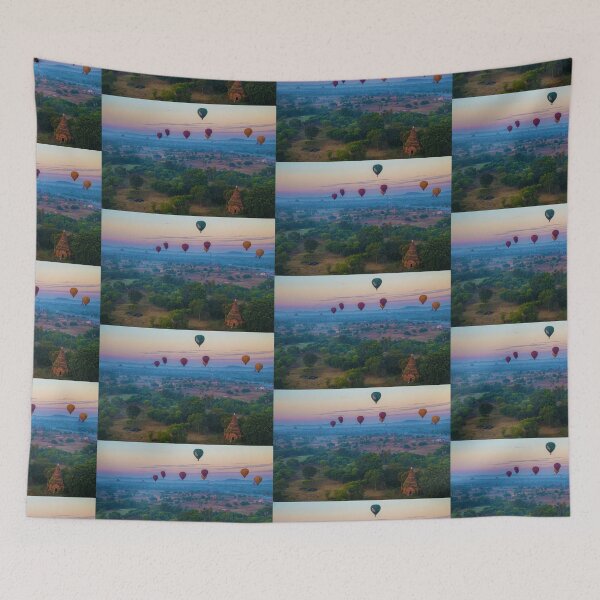 Item preview, Myanmar. Bagan. Hot Air Balloons. In the Air. designed and sold by vadim19.