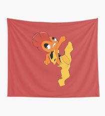 Scrafty Pokemon Falling Wall Tapestry