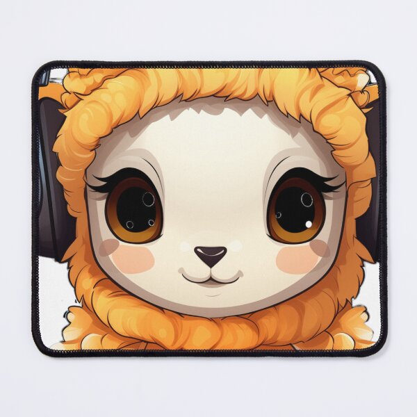 Item preview, Cute Kawaii Sheep in Headphones – Musical Cloud designed and sold by DotLineColor.