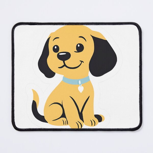 Item preview, dog with blue collar  designed and sold by Comfymuffin.