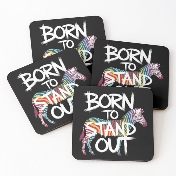 Item preview, Born to Stand Out Zebra designed and sold by Furbulous Faces.