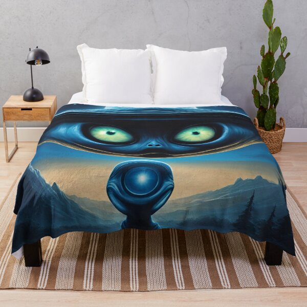 Item preview, UFO with alien face designed and sold by OSKARPIC.
