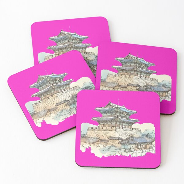 Item preview, Namhansanseong Fortress 3D Sketch - Gyeonggi Province Heritage in, designed and sold by PaintMeWorld.