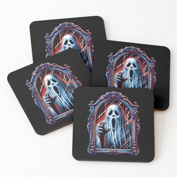 Item preview, Horror Ghost in the Mirror - Halloween Design designed and sold by ReneMM.