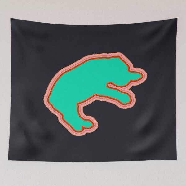 Item preview, Good Boy Naptime - green orange halo designed and sold by Spannerbagface.